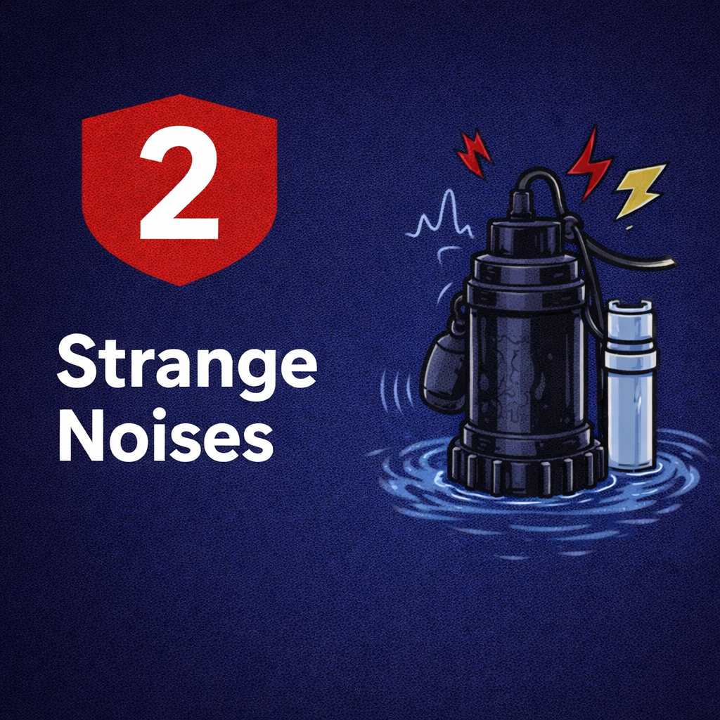 sump pump making strange noises in basement