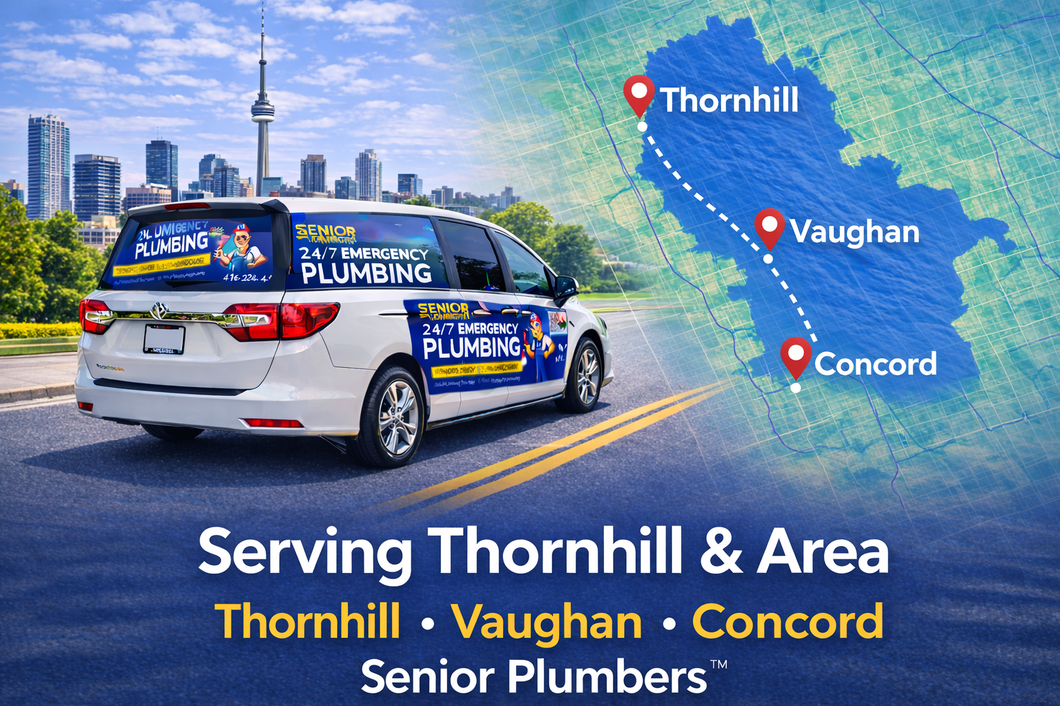 plumbing services in Thornhill Ontario by SENIOR PLUMBERS™