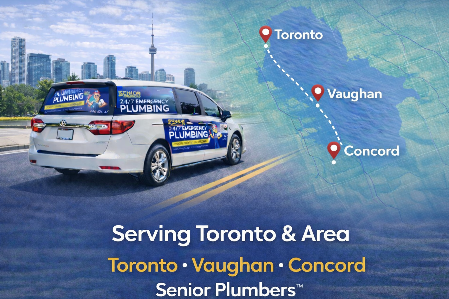 plumbing services in Toronto Ontario by SENIOR PLUMBERS™