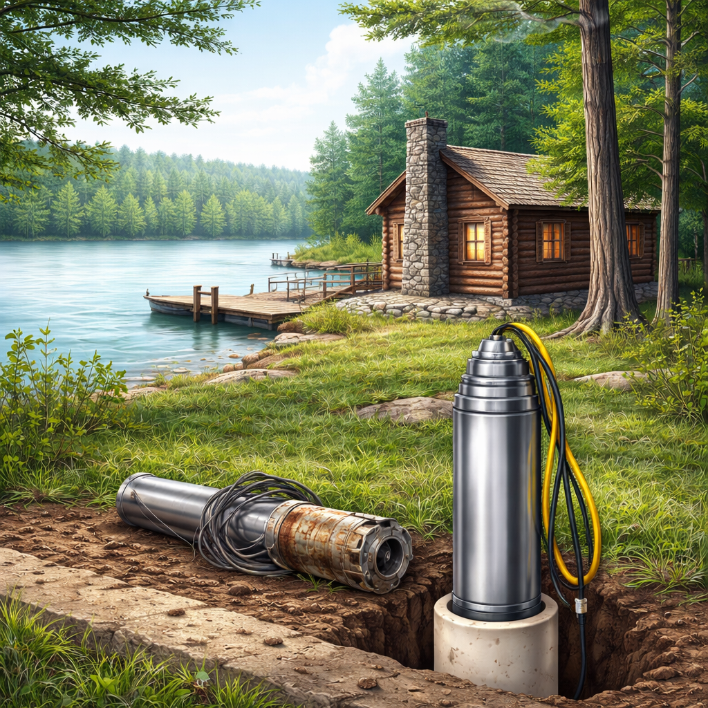 Well pump replacement service for cottages in York Region and the Greater Toronto Area by SENIOR PLUMBERS™