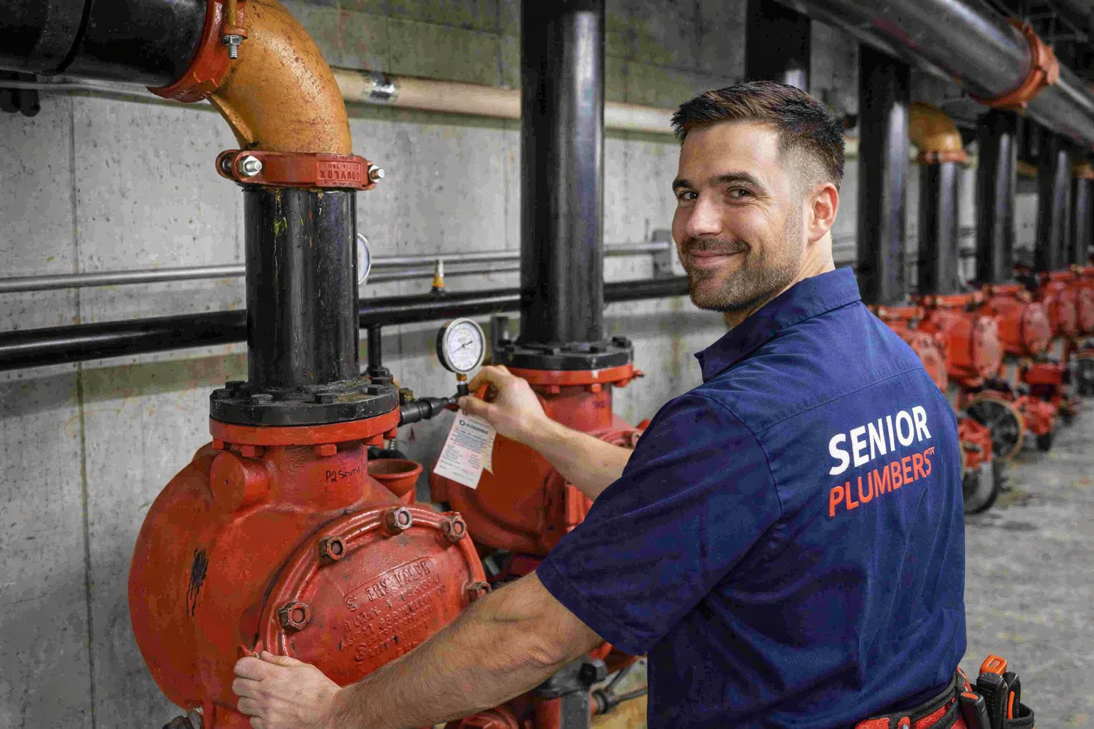 high-rise mechanical plumbing York Region SENIOR PLUMBERS™ technician